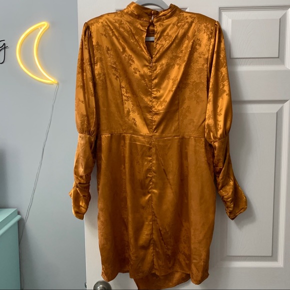 Pretty Darling Burnt Orange Dress (ASOS) - Picture 3 of 3